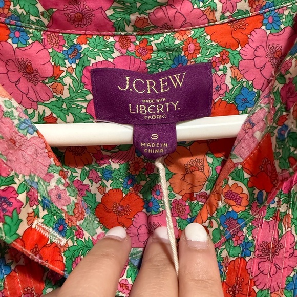J Crew Floral Button-Up Dress - Picture 2 of 4